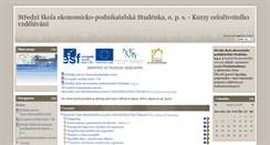 Desktop Screenshot of moodle.sepsstud.cz