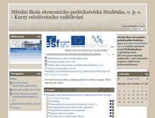 Tablet Screenshot of moodle.sepsstud.cz